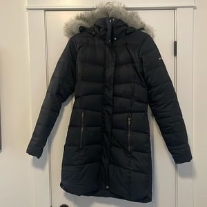 Columbia long winter puffer coat